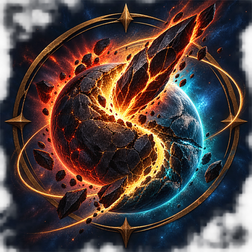 Vael shattering the world in the Shardfall app icon